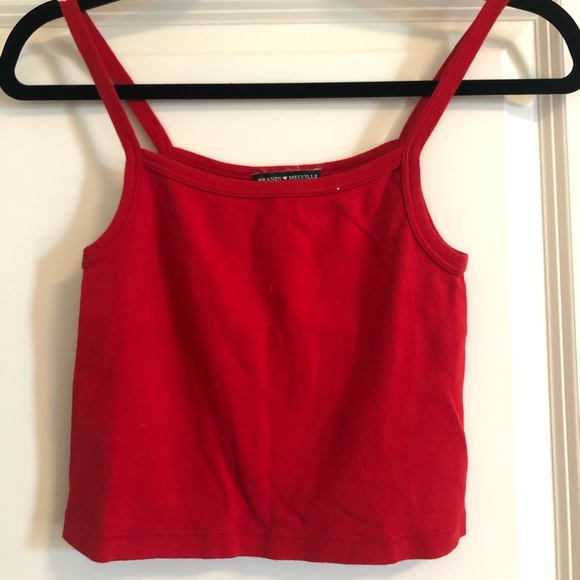 Brandy Melville Tops - Brandy Melville Red Crop Top